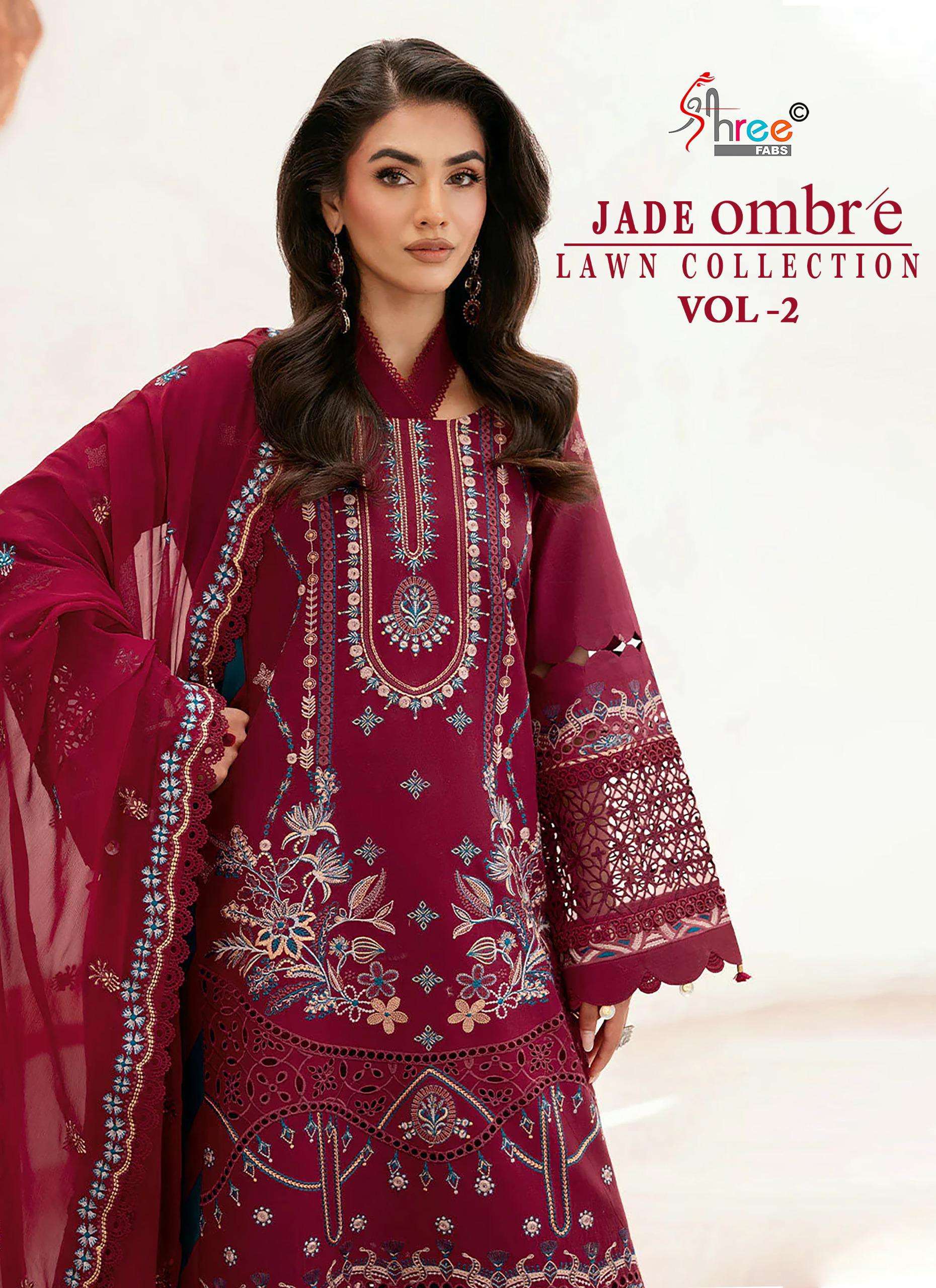 JADE OMBRE lawn collection vol-2 by Shree